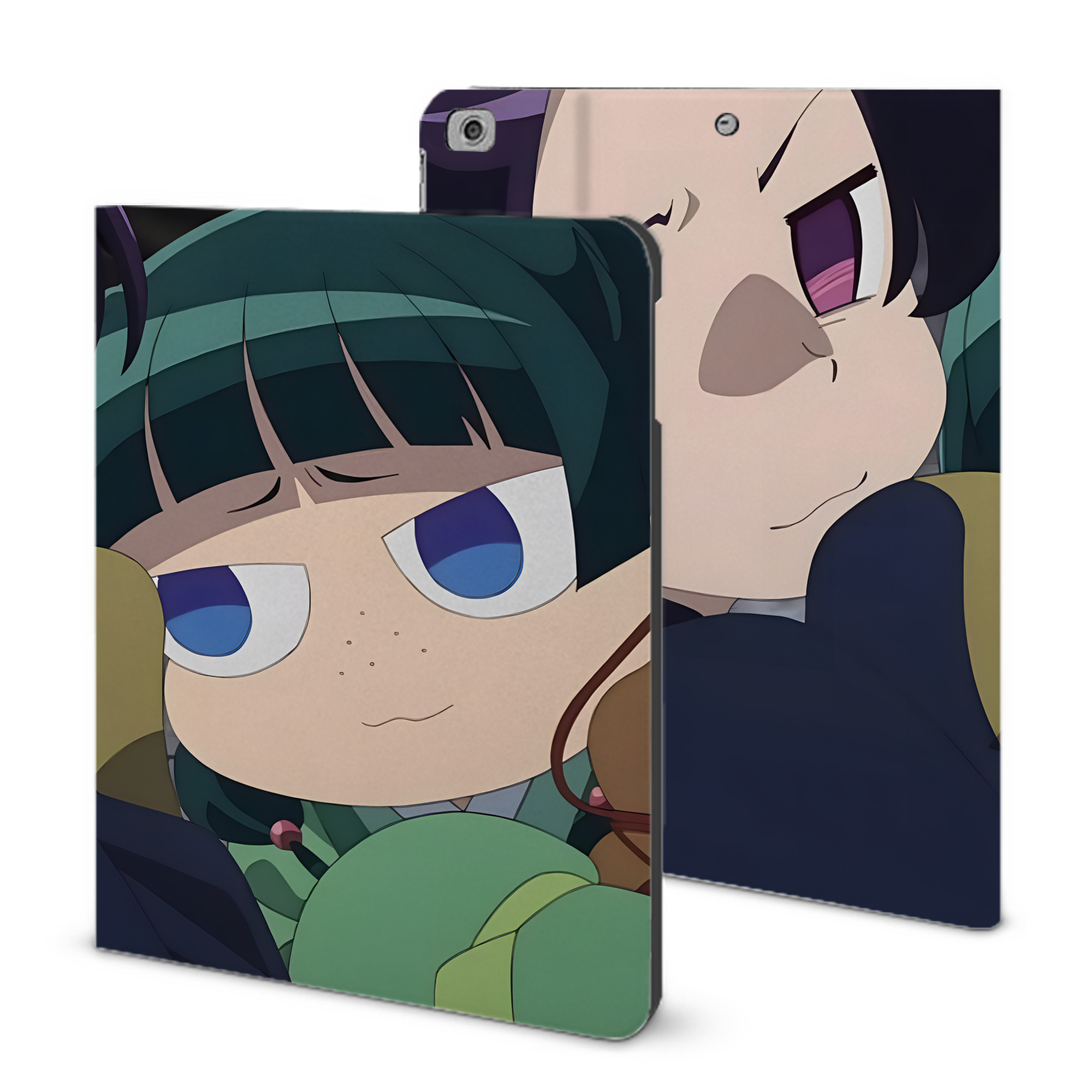 （画像用） 薬屋のひとりごと The Apothecary Diaries IPad ケース ブック型 PUレザー TPU 耐衝撃 軽量 薄型 ペン収納なし 全面保護 IPad 各モデル対応